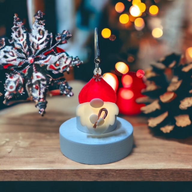 Glass Cover- Gnome / Christmas