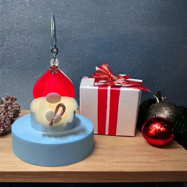 Glass Cover- Gnome / Christmas
