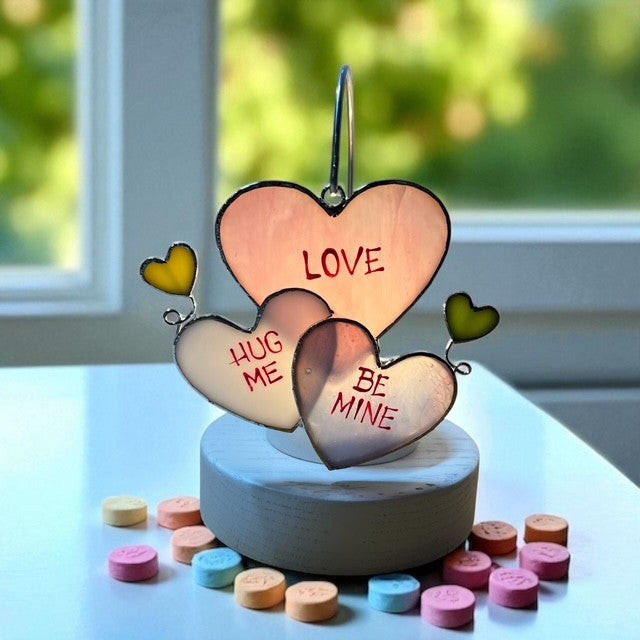 Glass Cover- Candy Conversation Hearts