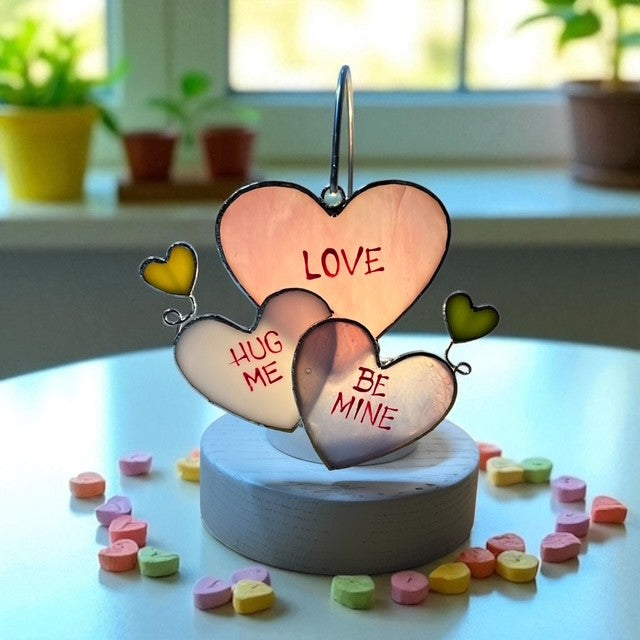 Glass Cover- Candy Conversation Hearts