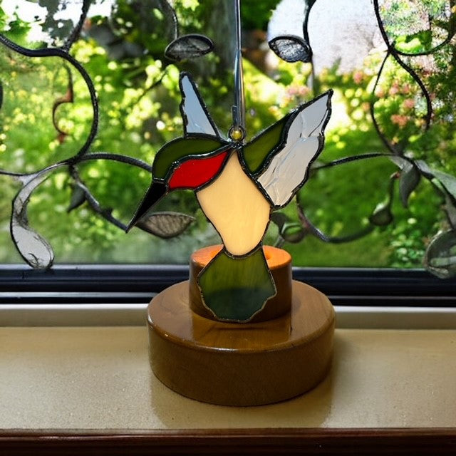 Glass Cover- Hummingbird (Ruby Throated)