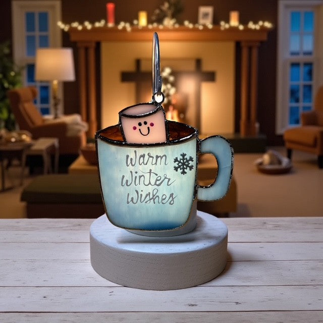 Glass Cover- Hot Cocoa Mugs