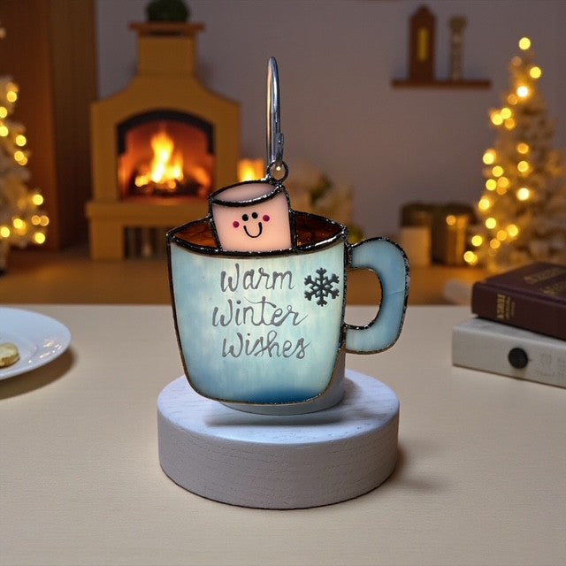 Glass Cover- Hot Cocoa Mugs
