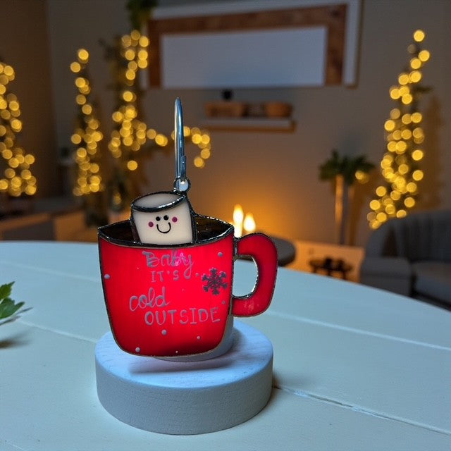 Glass Cover- Hot Cocoa Mugs