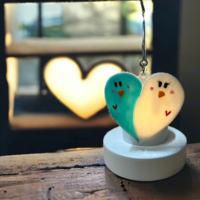 Glass Cover- Love ❤ Birds