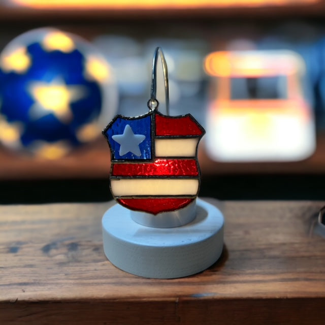 Glass Cover- Police USA Badge