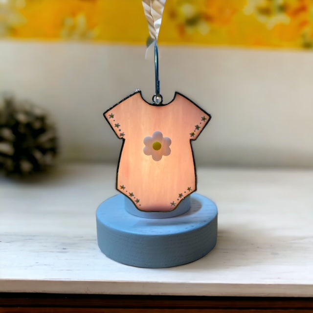 Glass Cover- Baby Girl Onesie