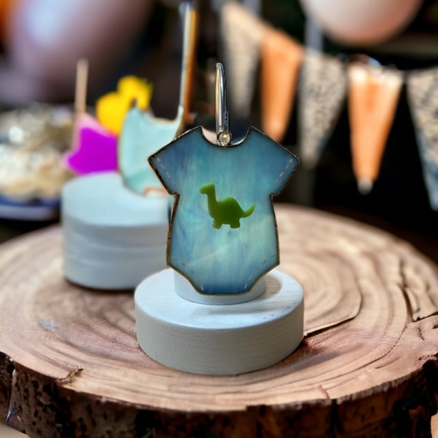 Glass Cover- Baby Boy Onesie (Dinosaur, Bumble Bee, Winnie the Pooh, Baseball)