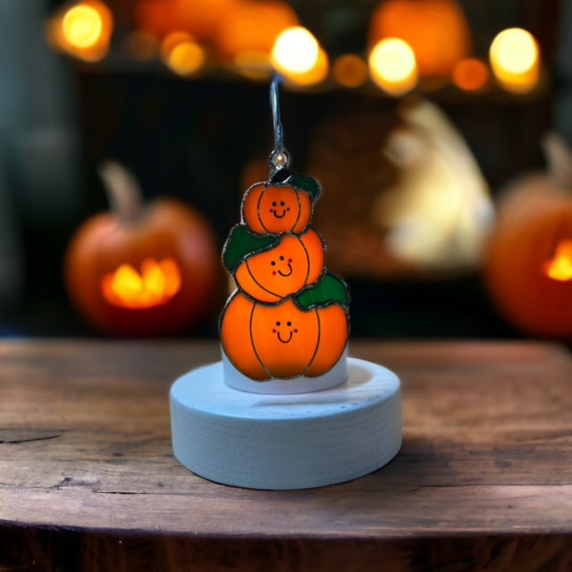 Glass Cover- Pumpkin Stack