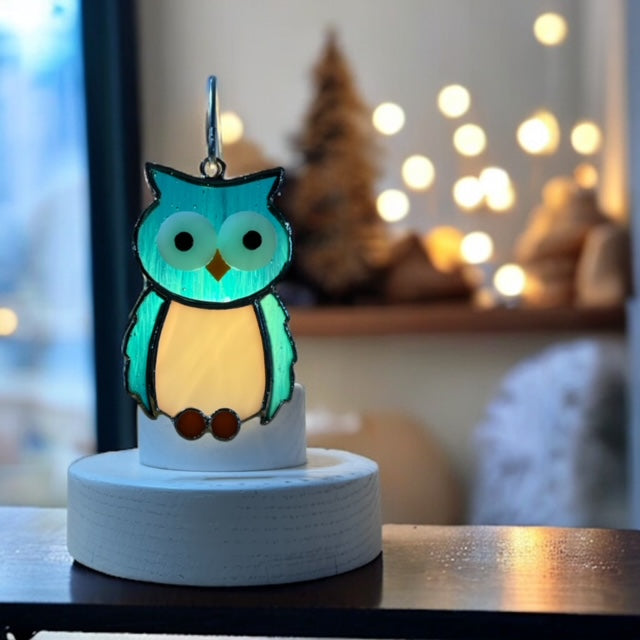 Glass Cover- Owl