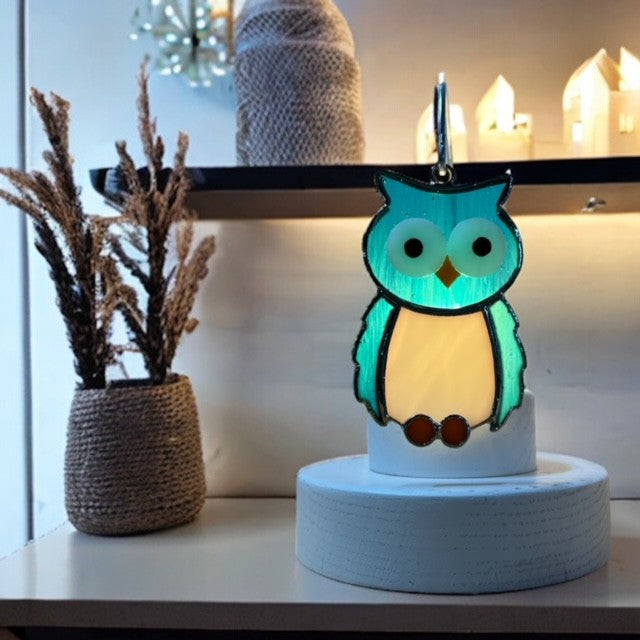 Glass Cover- Owl