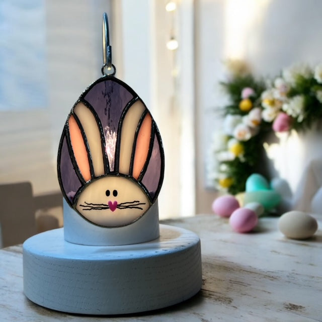 Glass Cover- Easter Egg and Bunny