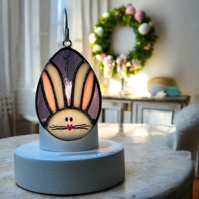Glass Cover- Easter Egg and Bunny