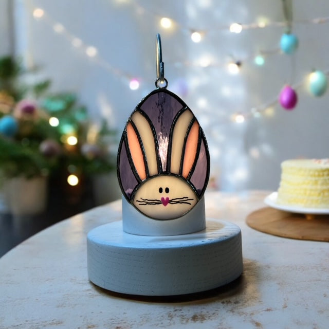 Glass Cover- Easter Egg and Bunny