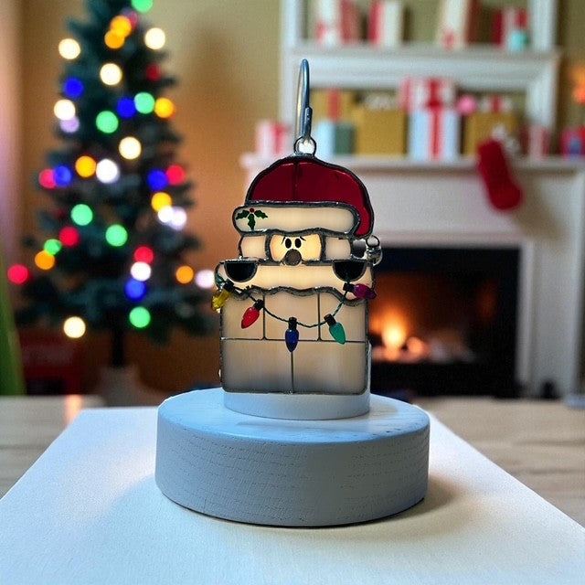 Glass Cover- Santa Chimney