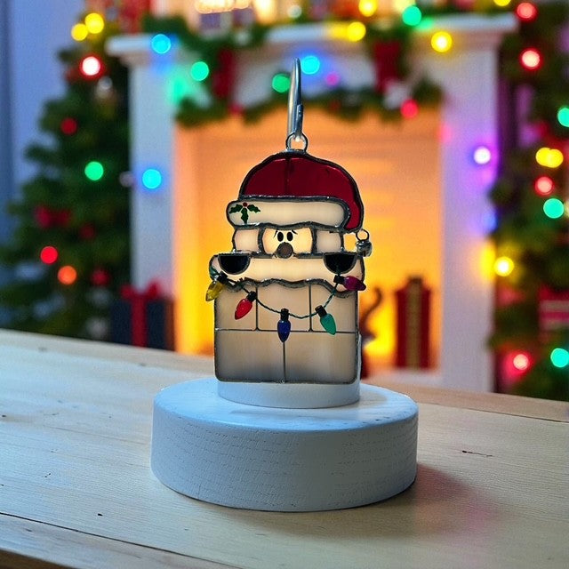 Glass Cover- Santa Chimney