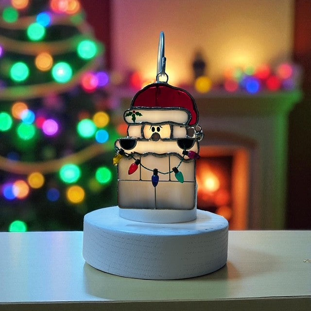 Glass Cover- Santa Chimney