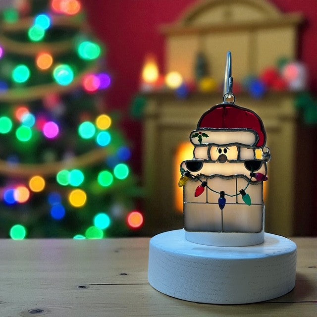 Glass Cover- Santa Chimney