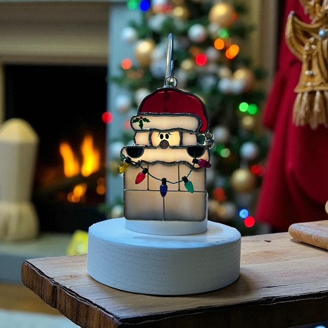 Glass Cover- Santa Chimney