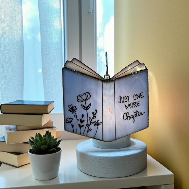 Glass Cover- BOOK, Just One More Chapter