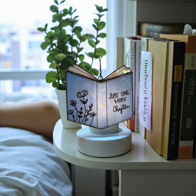 Glass Cover- BOOK, Just One More Chapter