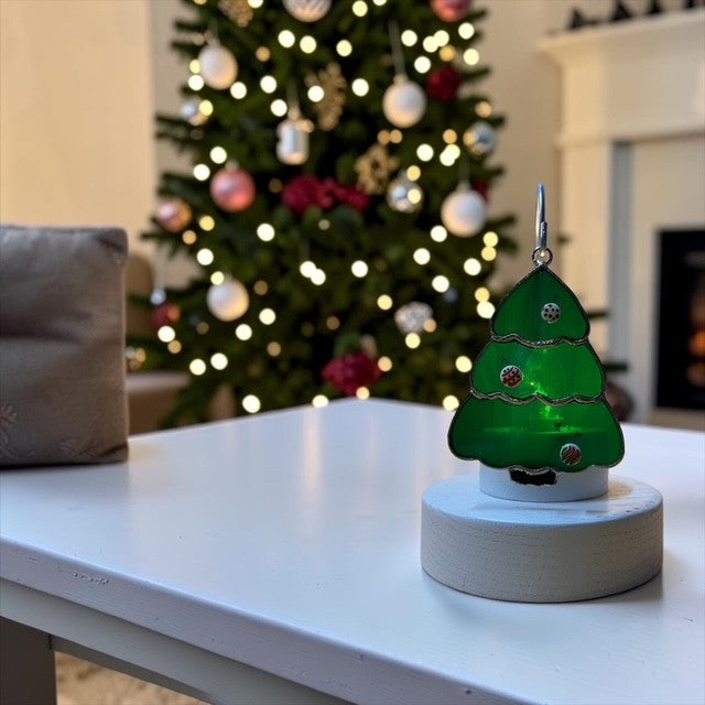Glass Cover- Holiday Tree