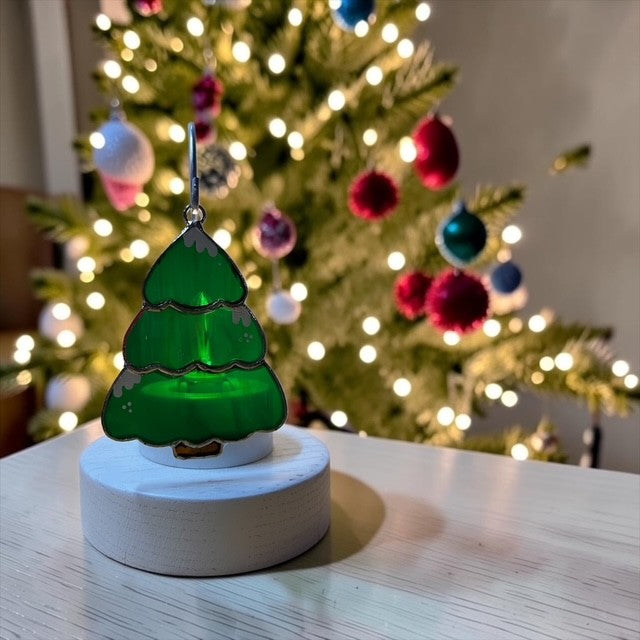 Glass Cover- Holiday Tree
