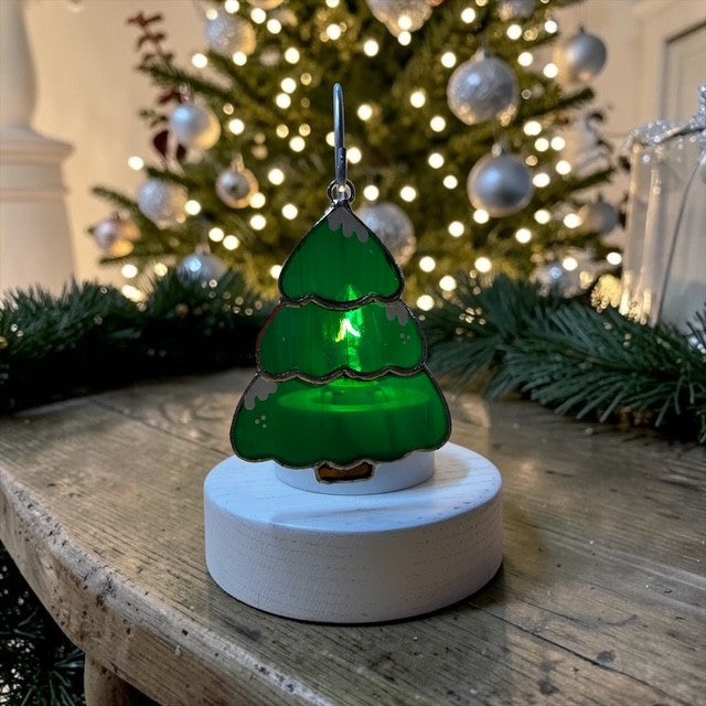 Glass Cover- Holiday Tree