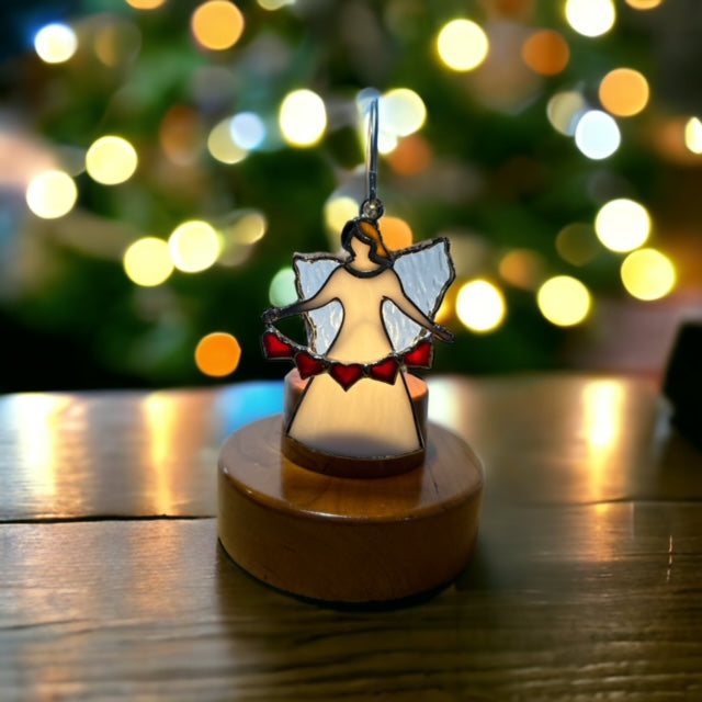 Glass Cover- The Angel Gabriel with Heart Strand