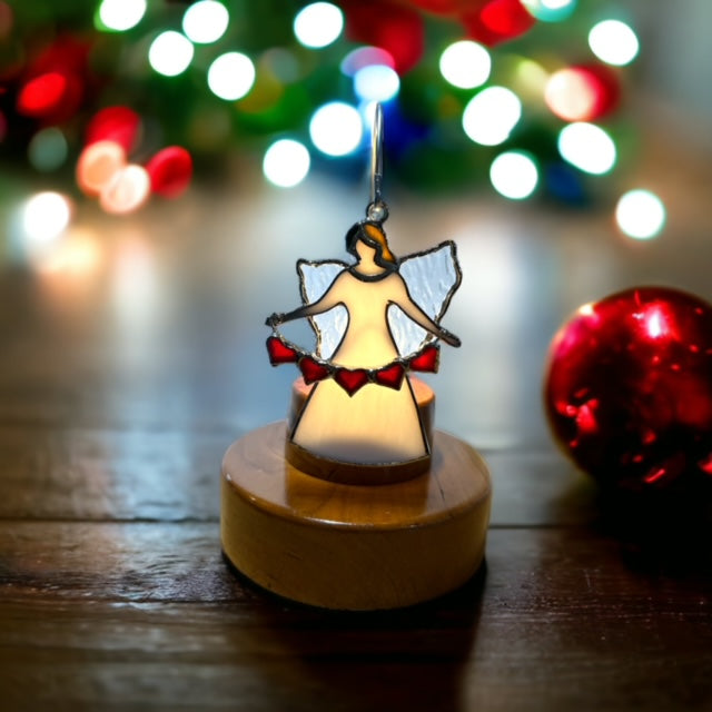 Glass Cover- The Angel Gabriel with Heart Strand