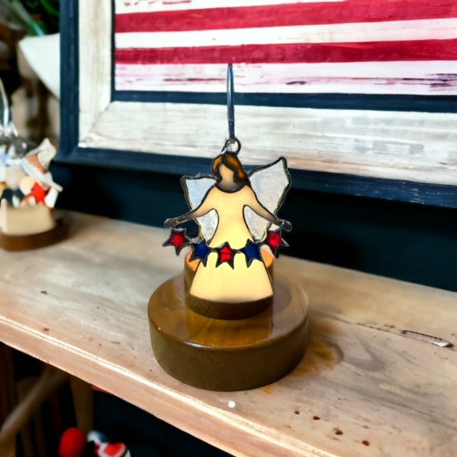 Glass Cover- The Angel Gabriel with Stars