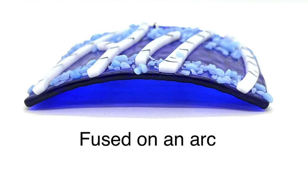 Glass Cover- Birch Trees