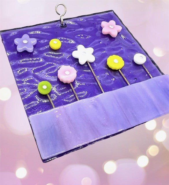 Glass Cover- Spring Flowers