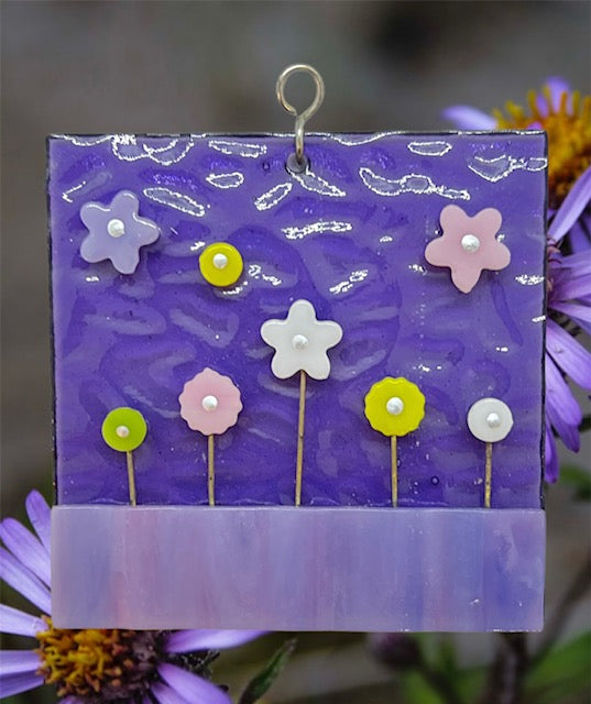 Glass Cover- Spring Flowers