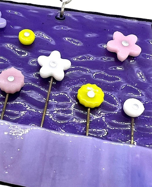 Glass Cover- Spring Flowers