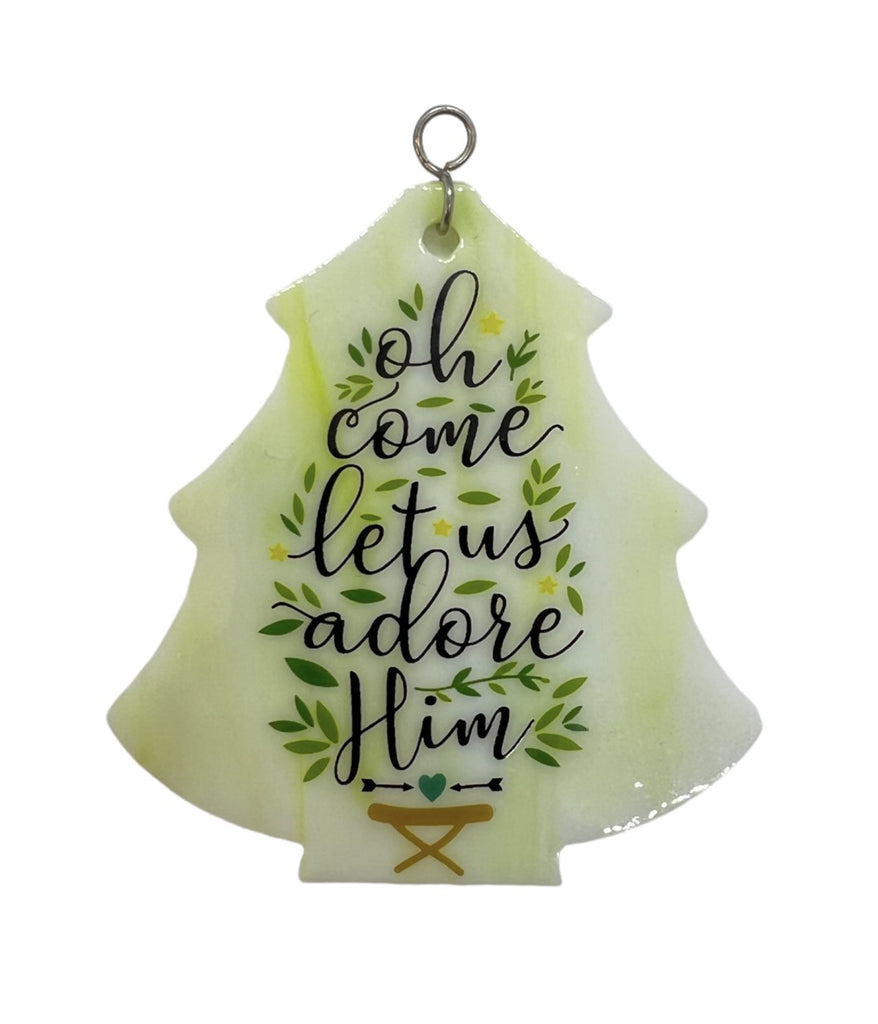 Glass Cover- Come Let Us Adore Him