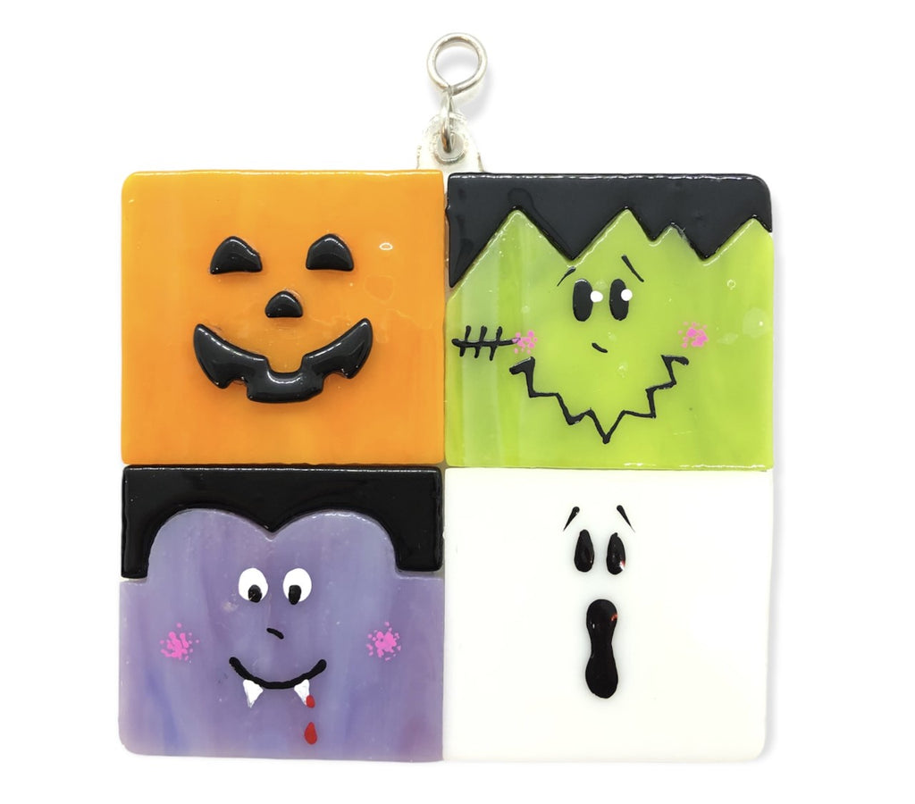 Glass Cover- Pumpkin/Frankenstein/Vampire/Ghost