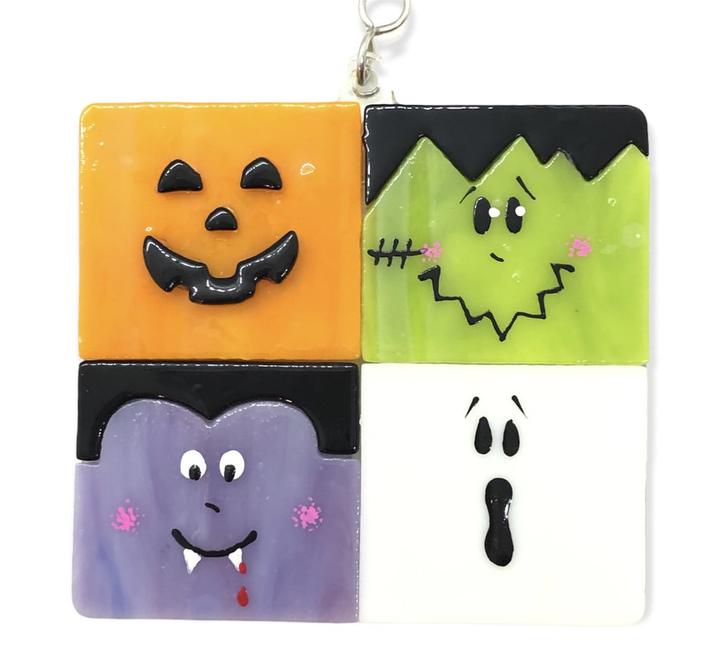 Glass Cover- Pumpkin/Frankenstein/Vampire/Ghost