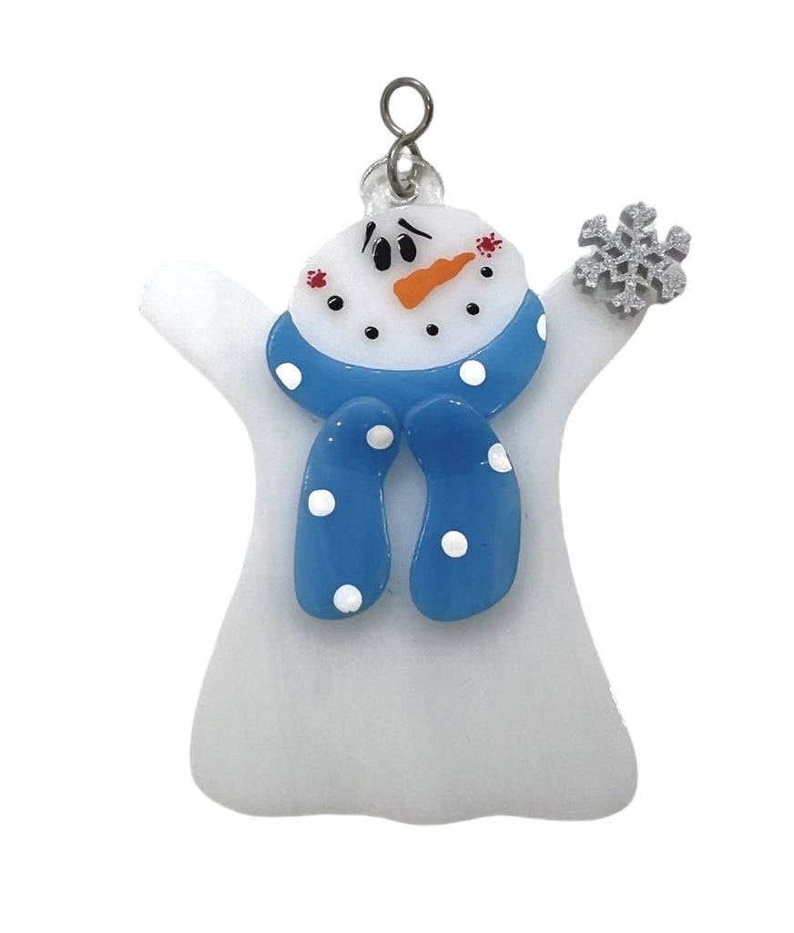 Glass Cover- I ❤ Winter / Snowman