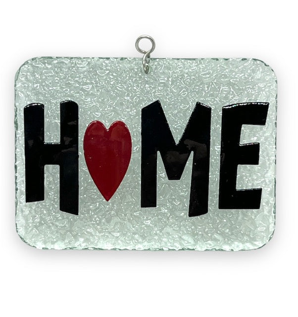 Glass Cover- HOME Sign (with Heart "Swappable")