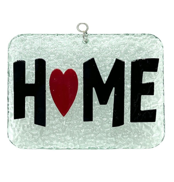 Glass Cover- HOME Sign (with Heart "Swappable")