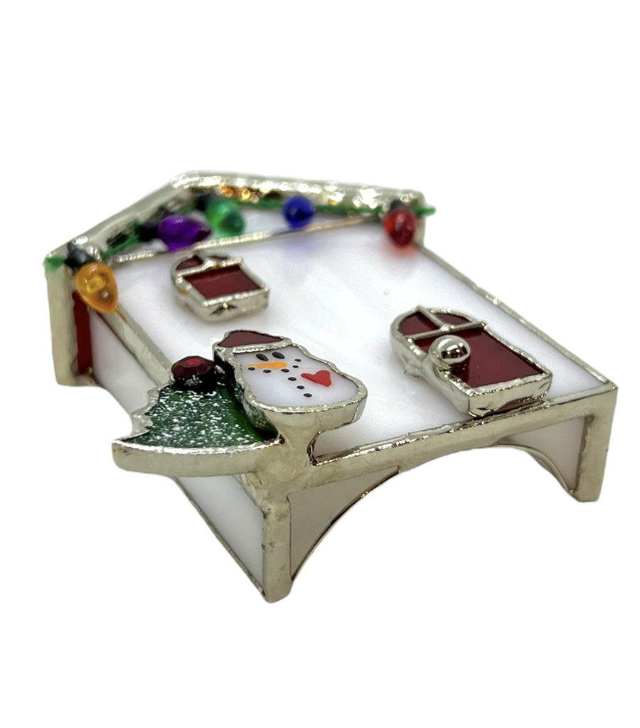 Glass Cover- Christmas House 3-D