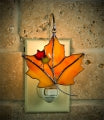 Glass Cover- Maple Leaves