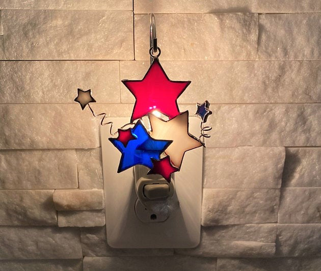 Glass Cover- Firework Stars