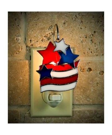 Glass Cover- Flag with Stars