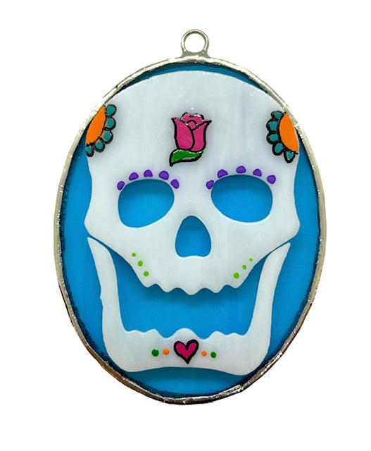Glass Cover- Sugar Skull/Day of the Dead