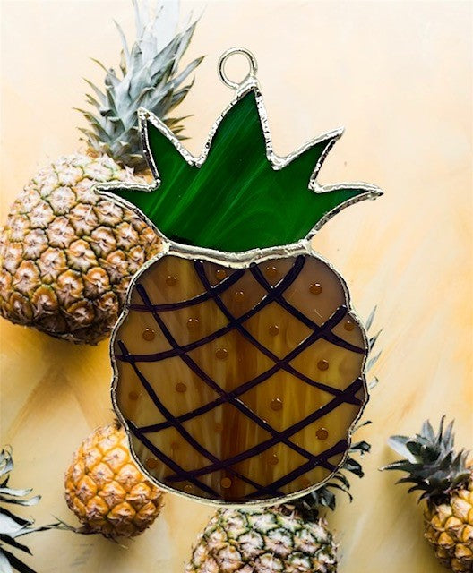 Glass Cover- Pineapple