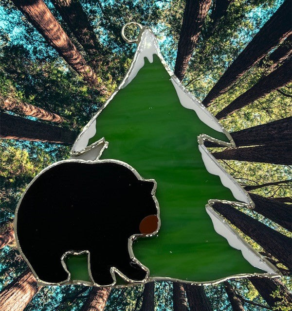 Glass Cover- Black Bear