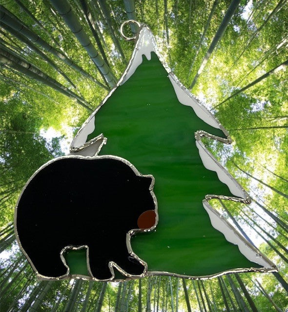 Glass Cover- Black Bear
