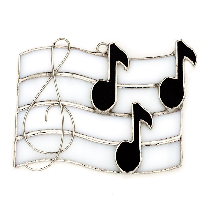 Glass Cover- Music Notes